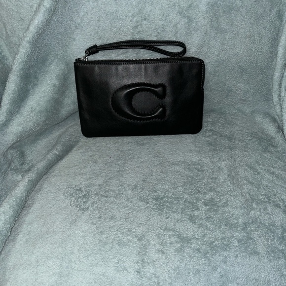 Coach Handbags - Coach ‘C’ Embossed Wristlet